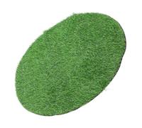 Alipis Prato Sintetico Decorativo Verde in Plastica da 25mm di Spessore, Resistente alle Intemperie, per Bordatura del Giardino e Decorazione del Patio Rotondo