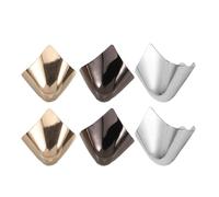 Alipis Proteggi Punta Scarpe in Ferro Resistente 3 Paia Copertura per Tacchi Alti per Protezione Durevole in Colore Assortito