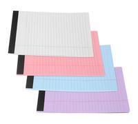 Alipis Quaderni Multiuso con Pagine Righe Staccabili Taccuino Portatile per Ufficio Scuola e Casa Spessa Scrittura Facile Memo Pad Senza Tracce Colori Misti