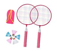 Alipis Racchette Badminton per Leggero e Durevole con Manico Antiscivolo e Borsa Kit Completo per Gioco Esterno e Scuola Adatto Ragazzi e Ragazze Anni