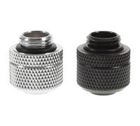 Alipis Raccordi in Ottone per Sistemi di Raffreddamento a Liquido PC Connettori Filettati per Tubi di Compressione Accessori per Raffreddamento Liquido Computer Set da 2 Pezzi Anello