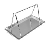 Alipis Rack di Maiale sospeso cremagliera Supporto per torrefazione Lucido Buffet griglia papà Piatto di Cibo per la casa Piatto Snack in Acciaio Inox Acciaio Inossidabile
