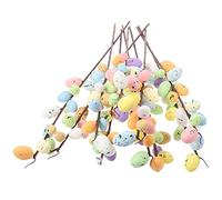 Alipis Rami Artificiali per Decorazioni di Pasqua Ovetti Decorativi, 10 Pezzi in Schiuma, Dettagli Delicati e Atmosfera Festiva per Ghirlande e Composizioni Creative