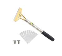 Alipis Raschietto per Vetro e Marmo Manico lungo Ergonomico, Pala per Stucco e Utensile Manuale per Rimozione Adesivi, Vernice e Pulizia Superfici Domestiche e Professionali