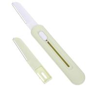 Alipis Rasoio per Sopracciglia da Donna in Acciaio Testina Sostituibile Rifinitore per Peli del Viso e Ascelle Rasoio da Viaggio Portatile Impugnatura Ergonomica