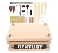 Alipis Rilegatura Libri in Legno Kit Completo per Restauro e Cucito Fai da Te Pressa Portatile per Libri Antichi e Progetti di Scrapbooking Strumenti Stabili e Durevoli per Artigianato