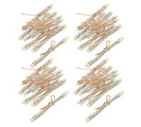 Alipis Rotolo della Mezuzah Ebraica per Porta 24 Pezzi Preghiera Benedizione Spirituale Pergamena Calligrafica per Decorazione Esterna del Portico e Tradizione Judaica per Casa