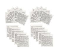 Alipis Rotolo di Mezuzah Messianico Ebraico per Porta con Scritture Sacre Incise, Decorazione Murale Ebraica Tradizionale per Casa e Hanukkah, Set da 50 Pezzi