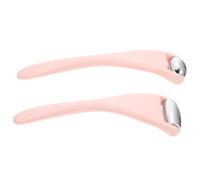 Alipis Rullo Massaggio Viso in Ghiaccio 2 Pezzi Strumento Manuale Anti-Età per Occhi e Pelle Materiali ABS e Acciaio Inox Adatto a Tutti i Tipi di Pelle per Ridurre Occhiaie e Borse