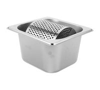Alipis Rullo Spalmaburro in Acciaio Inox 1,8 per Hamburger e Torte | Distribuzione Uniforme, Design Robusto e Facile da Pulire, Accessorio per Piastra, Colore Argento