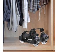 Alipis Ruote Pattini Rollers Luminescenti con Flash per Scarpe Regolabili Rulli Tallone Resistenti e Sicuri per Pattinaggio e Scooter Ruote Lampeggianti Moda per Ragazzi