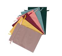 Alipis Sacchetti da Viaggio in Eva Set 6 Impermeabili Chiusura a Coulisse, Robusti e Pratici Colore Assortito Colore Casuale per Scarpe e Magliette per Campeggio e Viaggi