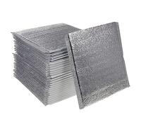 Alipis Sacchetti Isolanti Termici Monouso in Alluminio Spesso 20x20 Cm, Borse Termiche per Alimenti per Pranzo, Picnic e Conservazione, Confezione da 50 Pezzi