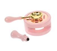 Alipis Scalda Cera Portatile per Sigillatura con Cucchiaio Compatto e Resistente per Artigianato e Biglietti di Auguri Kit Melting Wax Stove Leggero e Facile da Usare