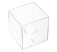 Alipis Scatola Espositiva Baseball Quadrata in Acrilico Trasparente con Base Porta Palline Sportive Organizer Multiuso per Baseball Tennis e Softball Custodia Vetrinetta Collezionismo