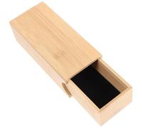Alipis Scatola Portaocchiali Vintage in Bambù per Occhiali e Sole | Custodia Rigida, Uso in Viaggio e Ufficio, Stile Bello, per Riporre e Proteggere Accessori