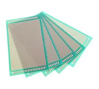 Alipis Schede di Circuiti Elettrici Pcb per Progetti Elettronici Diy, 5 Pezzi Singolo Lato in Fibra di Vetro Resina, Pratiche e Versatili per Saldatura