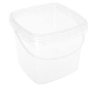 Alipis Secchiello Alimentare Plastica Con Coperchio Contenitore Versatile Per Alimenti Capacità Facile Da Trasportare Per Picnic e Attività All Aperto