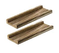 Alipis Semplici Supporti Da Parete in Legno 2 Pezzi Supporti Decorativi Scaffale Da Parete Libreria Decorazione Organizzatori E Contenitori Per Artigianato