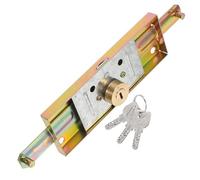 Alipis Serratura a Scatto per Porta da Garage in Acciaio Resistente Antifurto con Chiave Ferramenta per Serranda Avvolgibile Sicurezza per Negozi e Magazzini