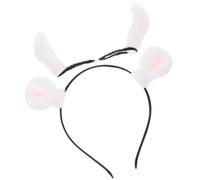 Alipis Set 1 Fascia per Chioma Orecchie di Coniglio e Mollette Colorato, Accessori Chioma Bambina Comodi e Versatili per Feste e Costumi