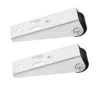 Alipis Set 2 Ruote Direzionali Zincate Per Porte Scorrevoli Pulegge Per Armadi e Cancelli Installazione Facile e Duratura Ruote Girevoli Per Binario Scorrimento Fluido e Stabile