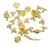 Alipis Set 28 Punte Timbri Numeri in Ottone per Pirografia su Legno, Pelle e Carta - Kit Completo per Artigianato della Lavorazione del Legno, Strumenti Portatili per Goffratura e