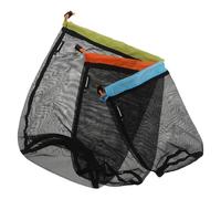 Alipis Set 3 Sacchi a Compressione in Rete Nera per Sacchi a Pelo da Campeggio, Leggeri e Traspiranti, Dimensioni S-m-l per Zaino e Viaggi Outdoor