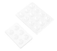 Alipis Set 4 Pezzi Piatti di Ceramica Bianca per Reazioni Chimiche 6 e 12 Fori, Design Compatto Facile da Conservare per Laboratorio e Lezioni di Chimica