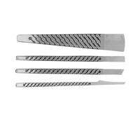 Alipis Set 5 Pezzi Taglia Calli per Piedi in Acciaio Alto Manganese Nero, Strumento Professionale per Rimuovere Calli Duri, per Uso Domestico e Salone Unghie