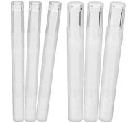 Alipis Set 6 Penne Vuote per Olio Cuticole 3Ml e 5Ml, Contenitori Trasparenti per unghie, Penne Ricaricabili per Olio Unghie Portatili Adatte a Nail Art e Cura Mani