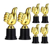 Alipis Set 6 Pezzi Coppa a Forma di Pollice per Premio Creativo a Forma Unica Decorativo per Competizioni Sportive e Feste Asilo Nido Coppa da Gioco Colorata per Premiazioni e