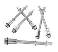 Alipis Set 6 Viti di Tensione per Tamburi in Metallo Resistente Rondelle, Tiranti di Montaggio per Batteria, Parti di Ricambio per Rullante, Grancassa e Strumenti a Percussione