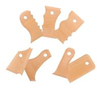 Alipis Set 7 Utensili in Ceramica in Legno per Scolpire Argilla Kit per Modellare Sculture e Intagliare Dettagli Strumenti Artigianali per Lavori di Ceramica e Terracotta