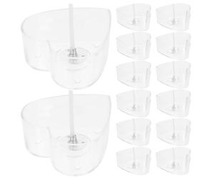 Alipis Set Accessori per Fabbricazione Candele Stoppini in Alluminio e Bicchierini in Plastica, Superficie Liscia Resistente a Crepe, per DIY e Celebrazioni