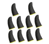 Alipis Set da 10 Manicotti Antisudore per Dita da Gioco Copertura Flessibile per Pollice Touchscreen Alta Densità 120 C/Cm² Adatti per Giochi Mobile Resistente e Comodo da Indossare