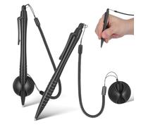 Alipis Set da 2 Penne Stilo Resistive Base Adesiva e Cordino Anti-Smarrimento Compatibili Dispositivi Touch Resistivi come Smartphone e PC Scrittura Efficiente senza Lasciare Impronte