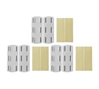 Alipis Set da 3 Supporti Adesivi per Presa Sospesa in Plastica, Organizer per Cavi da Parete senza Fori, Fissaggio per Pannello di Permutazione, Adatto per Router e Telecomandi, Uso Casa