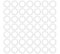 Alipis Set Di 100 Anelli Trasparenti in Plastica Per Tende Romane 0.5 Pollici Accessori Rimovibili Per Guide Cavi E Progetti Fai Da Te Decorazioni Leggere