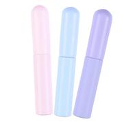 Alipis Set di 3 Pennelli per Labbra in Silicone Morbido e Professionale, Applicatore per Rossetto e Correttore, Pratico e Delicato per Trucco Quotidiano