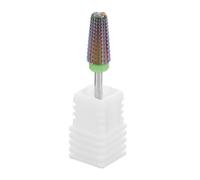Alipis Set di Punte per Trapano per Unghie Acriliche, Strumenti Portatili per Manicure Professionale, Punte per Lucidatura e Spingi Cuticole in Acciaio