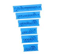Alipis Set Di Timbri Per Fondente 6 in 1 Strumenti Per Decorare Torte Timbro Per Biscotti Per Fondente Goffratore Per Glassa Fondente Versatile Per Feste Di