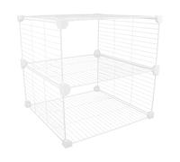 Alipis Set Divisori per Ripiani in Filo Metallico 37x37x36 Cm, Organizer e Divisori per Congelatore a Pozzetto e Frigorifero Verticale, Scaffali Espositivi Salvaspazio per Cucina