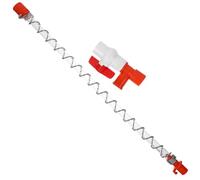 Alipis Set Valvola Regolatrice Acqua Terminale per Condotta, Due Pezzi | Pvc Abs Pp Ferro, Tubo Display Morbido Rotondo, Osservazione Livello
