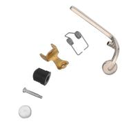 Alipis Set Valvole di Scarico Acqua per Trombone Chiave Curva Kit Riparazione Strumenti a Fiato Accessori Compatibili Trombone e Cornetta Gruppo Valvola in Rame Supporti in Gomma