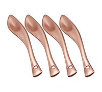 Alipis Spatole Cosmetiche Texture Liscia in Metallo 4 per Viso e Applicazione Uniforme e Lozione Mani per Cosmetico Professionale