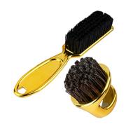 Alipis Spazzola Barbiere Collo con Impugnatura ad Anello Ergonomica Set da Pennelli Pulizia Capelli Morbidi per Rimuovere Peli e Residui Design Professionale e Materiale Resistente per