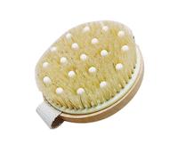 Alipis Spazzola Corpo Setole Naturali Per Doccia e Bagno Medium Stiff Con Fascia Resistente