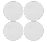 Alipis Specchietto retrovisore da scrivania da 4 pezzi: specchio per la privacy del monitor - piccolo convesso grandangolare - strumento di sicurezza sul posto di lavoro per schermi di computer e