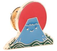 Alipis Spilla Cartoon in Stile Giapponese, Accessorio Decorativo per Abbigliamento e Cerimonie, per Ragazza, Forma di Monte Fuji, Lega di Zinco, uso sicuro